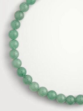 BN Green Aventurine Beaded 16" Choker Necklace